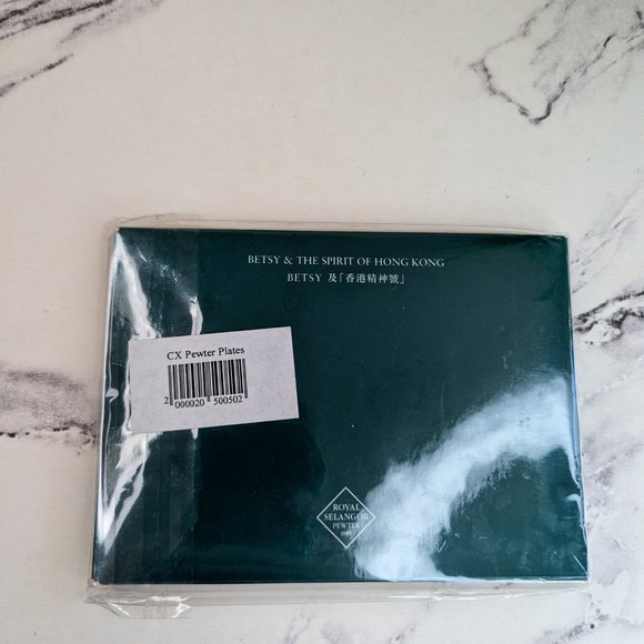 Cathay Pacific Handcrafted Commemorative Pewter Plates - Picture 2 of 7